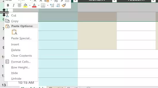 Enable live preview excel